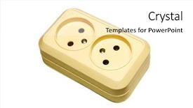  Presentation with textile industry white - Cool new PPT layouts with ac dc - dual appliance receptacle isolated backdrop and a white colored foreground