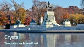  Presentation with capitol washington dc - Presentation design with dc ulysses s grant cavalry background and a ocean colored foreground