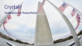  Presentation with washington state ferries - Slides featuring dc united states of america background and a sky blue colored foreground