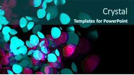  Presentation with focus - Presentation theme enhanced with de-focus-abstract-blinking-background background and a ocean colored foreground