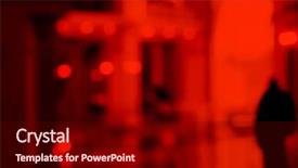  Presentation with blur - Cool new slide deck with de-focuses business center interior backdrop and a black colored foreground