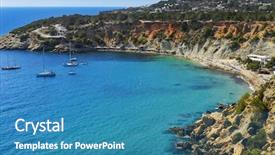  Presentation with dental panoramic x ray - Cool new slide deck with de hort cove in ibiza backdrop and a teal colored foreground