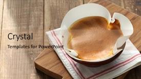  Presentation with cake - Amazing PPT theme having pao de lo portuguese sponge backdrop and a  colored foreground