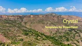  Presentation with colombia - Cool new PPT theme with de los santos landscapes andes backdrop and a  colored foreground