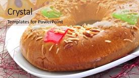  Presentation with spanish - Slide set consisting of de reyes spanish three kings background and a yellow colored foreground