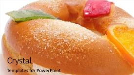  Presentation with kings - Slide set enhanced with de reyes spanish three kings background and a red colored foreground