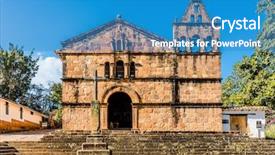  Presentation with colombia - Beautiful theme featuring de santa barbara barichara santander backdrop and a  colored foreground