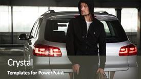  Presentation with gun - Amazing slides having deases - dangerous criminal young man backdrop and a dark gray colored foreground