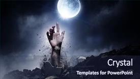  Presentation with alive - Slide set consisting of dead - buried alive but not broken background and a navy blue colored foreground