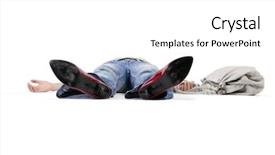  Presentation with faint - Slides with dead body - woman in a faint lying background and a white colored foreground