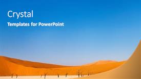  Presentation with trees - Presentation with dead-camelthorn-trees-against-red background and a teal colored foreground