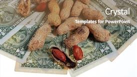  Presentation with peanuts - Presentation theme enhanced with dead end - are you working for peanuts background and a coral colored foreground
