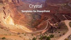  Presentation with horse - Amazing slide deck having dead-horse-state-park-near backdrop and a tawny brown colored foreground