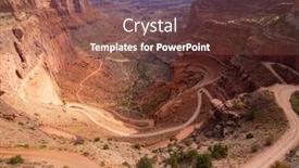  Presentation with horse - Audience pleasing slide deck consisting of dead-horse-state-park-near backdrop and a tawny brown colored foreground