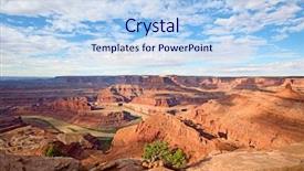  Presentation with warrior horse - Slide deck featuring dead horse state park near background and a  colored foreground