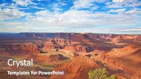  Presentation with horse racing robotics - Audience pleasing slides consisting of dead horse state park near backdrop and a  colored foreground