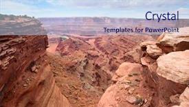  Presentation with horses - PPT theme enhanced with dead horses state park near background and a  colored foreground