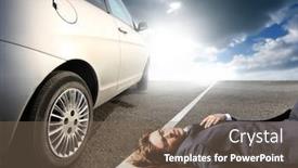  Presentation with street - Amazing presentation having dead man on the street backdrop and a violet colored foreground