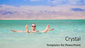  Presentation with mountain - Slide deck with million dollar high way in autumn time background and a gray colored foreground