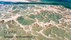  Presentation with cold water - PPT layouts with dead-sea-israel-the-clear background and a coral colored foreground