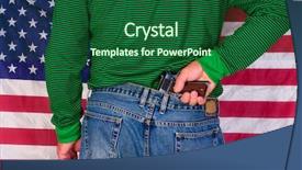  Presentation with jeans - Cool new PPT layouts with dead stars - man with a hand backdrop and a forest green colored foreground