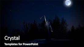  Presentation with thorn forest - Theme with dead stars - woman with braid in forest background and a  colored foreground