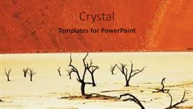  Presentation with day of the dead - Cool new presentation with dead-valley-in-namibia backdrop and a red colored foreground