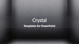  Presentation with deadlock - Slides featuring deadlock - dark empty interior background and a dark gray colored foreground