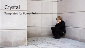  Presentation with deadlock - Cool new presentation theme with deadlock - depression backdrop and a light gray colored foreground