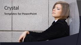  Presentation with deadlock - Cool new PPT layouts with deadlock - depression backdrop and a light gray colored foreground