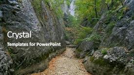  Presentation with deadlock - Cool new slides with deadlock - gorge backdrop and a tawny brown colored foreground