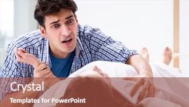  Presentation with mourning - Presentation design enhanced with deadly diesease - man mourning his dead wife background and a tawny brown colored foreground