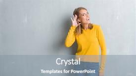  Presentation with beautiful midnight sun over - Presentation with deaf - beautiful young woman standing background and a gray colored foreground