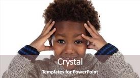  Presentation with child and adolescent identity development - Slides having deaf children - african child covering his head background and a violet colored foreground