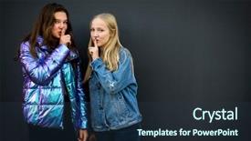  Presentation with teen girls - Amazing theme having deaf school - female secret two teen girls backdrop and a tawny brown colored foreground