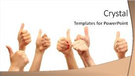  Presentation with group - Colorful slide deck enhanced with deal deal - group of young people's hands backdrop and a white colored foreground