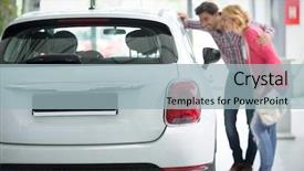  Presentation with decision making - Cool new theme with dealership and making their decision backdrop and a light blue colored foreground