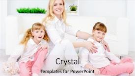  Presentation with family time fishing - Presentation theme with dearness - happy family spending time together background and a  colored foreground