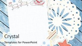  Presentation with sexy santa claus young muscular - Theme enhanced with dearness - letter to santa claus horizontal background and a sky blue colored foreground