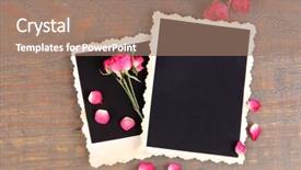  Presentation with death - Presentation theme with death anniversary - blank photo paper and beautiful background and a  colored foreground