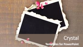  Presentation with pink roses - Cool new PPT layouts with death anniversary - blank photo paper and beautiful backdrop and a  colored foreground