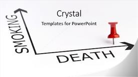  Presentation with death - Audience pleasing slides consisting of death chart with green pin backdrop and a white colored foreground