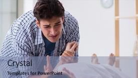  Presentation with mourning - Amazing theme having death dying - man mourning his dead wife backdrop and a seafoam green colored foreground