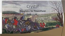  Presentation with death - Cool new presentation design with death-of-king-charles-xii backdrop and a light gray colored foreground