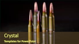  Presentation with black death - Theme with death row - ammunition cartridges on black background background and a tawny brown colored foreground