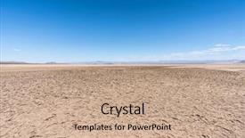  Presentation with dry - Cool new PPT layouts with death valley - dry mojave desert lake backdrop and a coral colored foreground