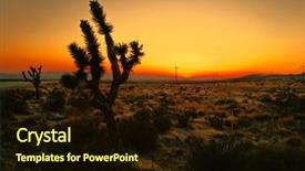  Presentation with death - Amazing theme having death valley - sunset in the desert backdrop and a wine colored foreground