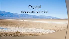  Presentation with death - Beautiful presentation featuring death-valley-national-park-salt backdrop and a light blue colored foreground