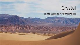 Presentation with death - Audience pleasing slide set consisting of death valley national park usa backdrop and a lemonade colored foreground