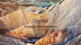  Presentation with death and dying - Presentation theme enhanced with death valley park in usa background and a coral colored foreground